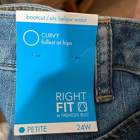 Fashion Bug Bootcut Curvy Jeans - Picture 5 of 8